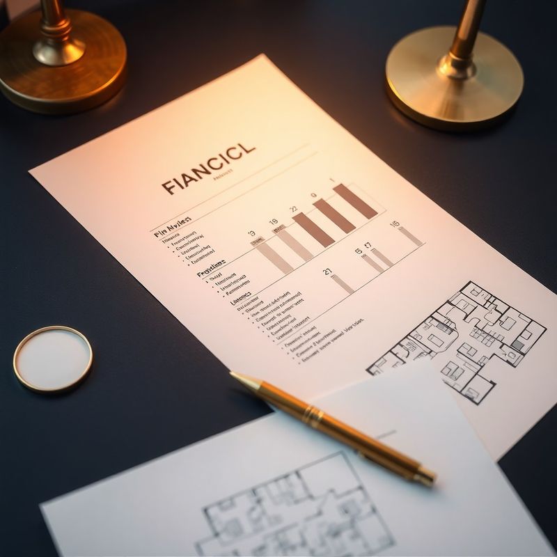 Document strategic și plan arhitectural pe un birou indigo, cu un stilou din alamă